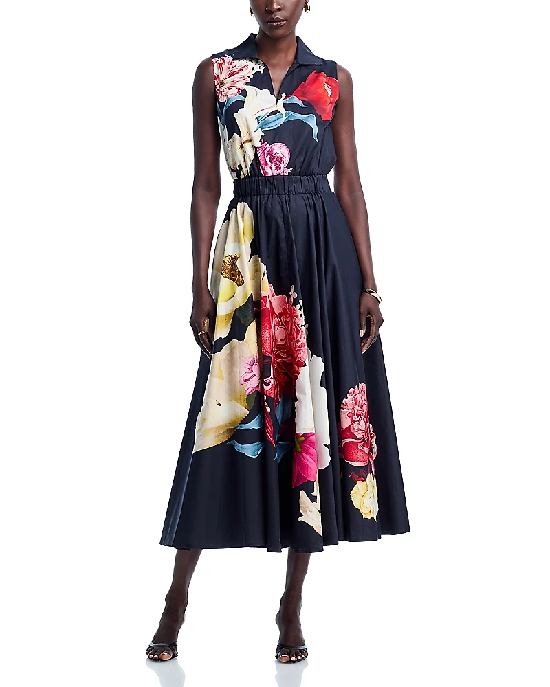 Elie Tahari Athena Regal Floral Dress