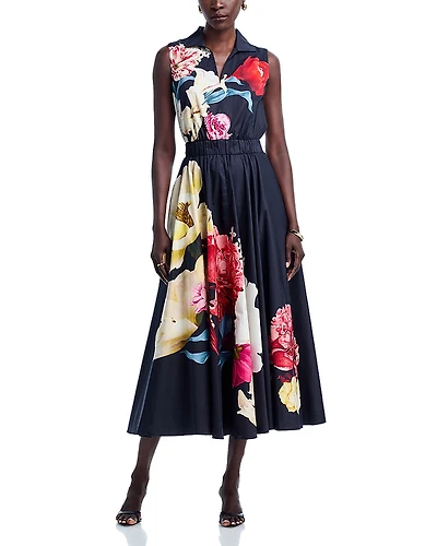 Elie Tahari Athena Regal Floral Dress