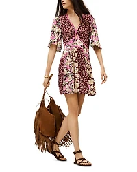 Indrea Keyhole Mini Dress