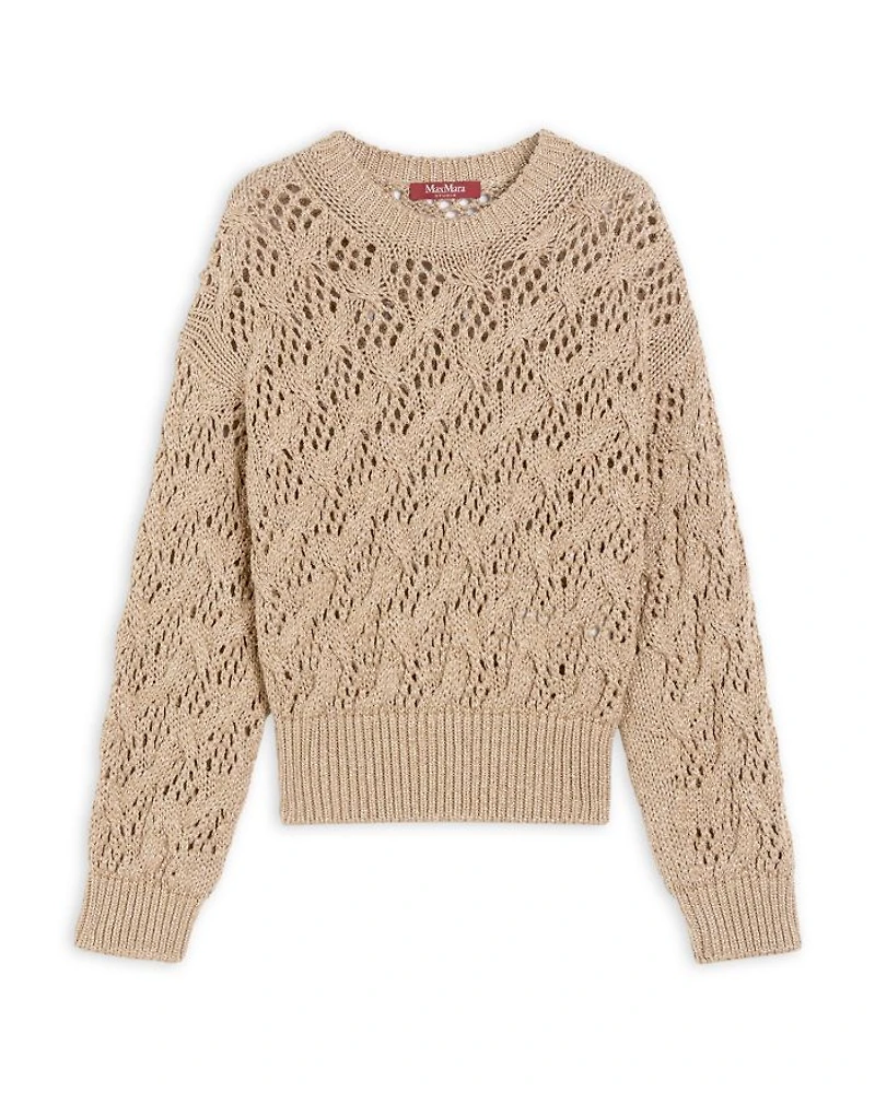 1 Pilade Crewneck Cable Knit Sweater