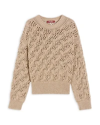 1 Pilade Crewneck Cable Knit Sweater