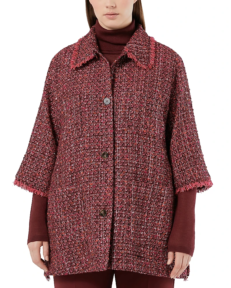 Marina Rinaldi Fringe Trim Jacket