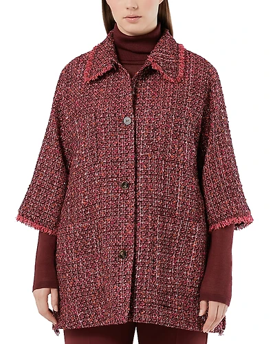 Marina Rinaldi Fringe Trim Jacket