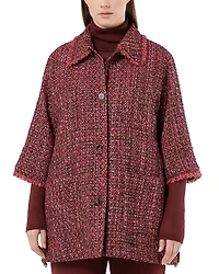 Marina Rinaldi Fringe Trim Jacket