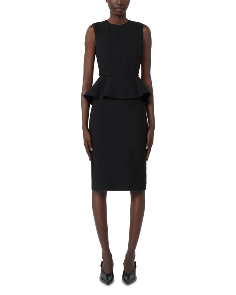 Cosmos Black Jersey Dress