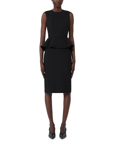 Cosmos Black Jersey Dress