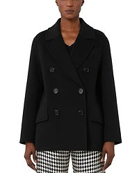 Max Mara Wool Double Breasted Peacoat