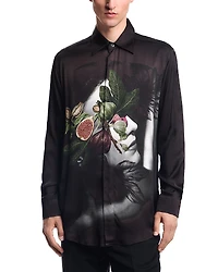 Emporio Armani Fig & Lady Button Front Shirt