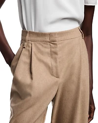 Icon Wool Blend Pleated Pants