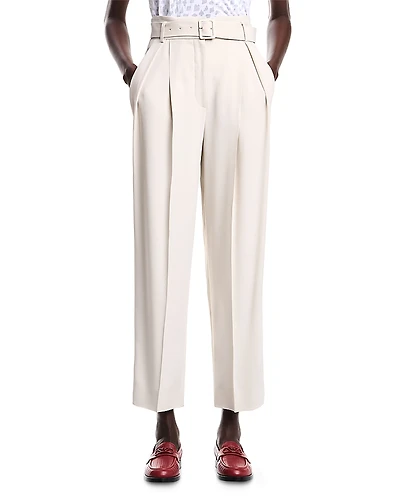 Emporio Armani Enver Satin Pleated Pants