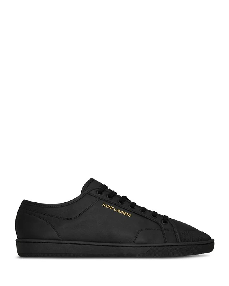 Men's Leather Gym Sneakers