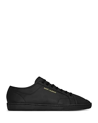Saint Laurent Men's Leather Gym Sneakers