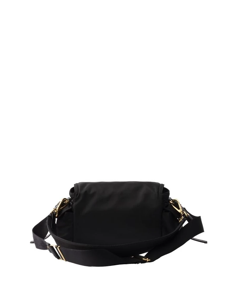 Explore Medium Re-Nylon Shoulder Bag With Flap