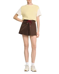 Pleated Skort