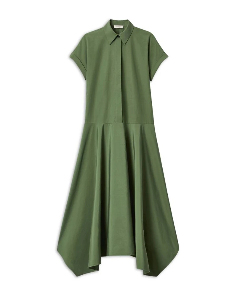 Collared Drop Waist Dress