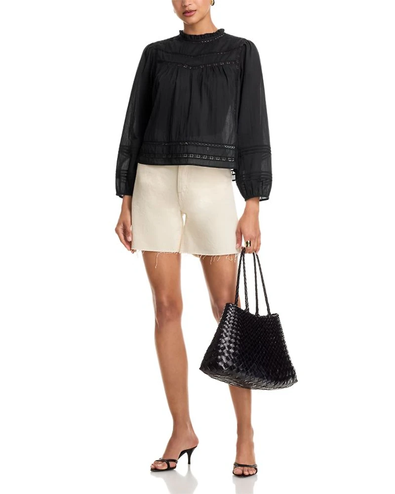 Reyna Lace Trim Top