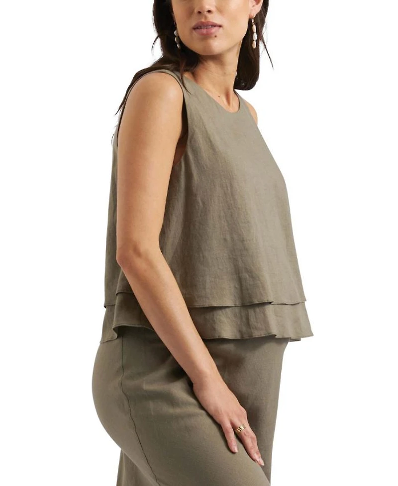 Peyton Linen Nursing Top