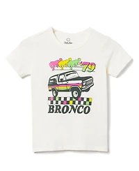 Junk Food Clothing Unisex Ford Bronco '79 Tee - Little Kid, Big Kid