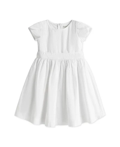 Hope & Henry Heirloom Girls' Organic Tulip Sleeve Swiss Dot Party Dress - Little Kid, Big Kid