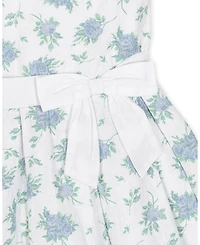 Hope & Henry Heirloom Girls' Linen Sleeveless Peter Pan Collar Tea Dress with Waist Sash - Little Kid, Big Kid