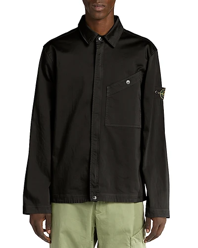 Stone Island Shade Zip Front Shirt Jacket