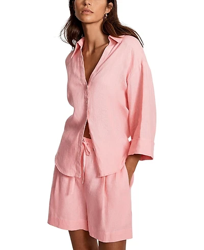 Mint Velvet Women's Linen Resort Top