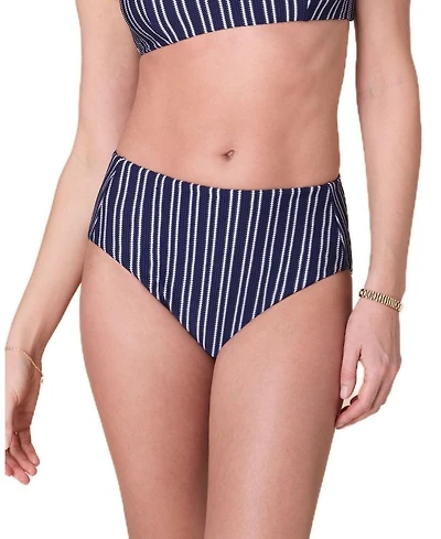 Women's High Rise Medium Coverage Bikini Bottom