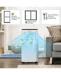 9000 BTU Air Cooler 3 in 1 Portable Air Conditioner w/Fan & Dehumidifier
