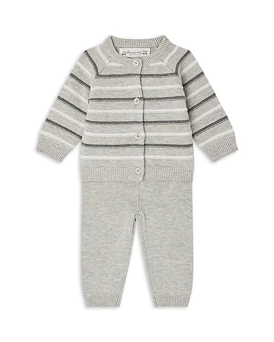 Bonpoint Unisex Justio Cardigan & Jogger Set - Baby
