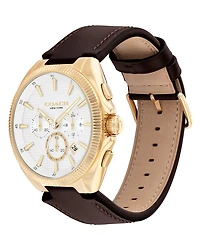 Jackson Leather Strap Watch, 44.1mm