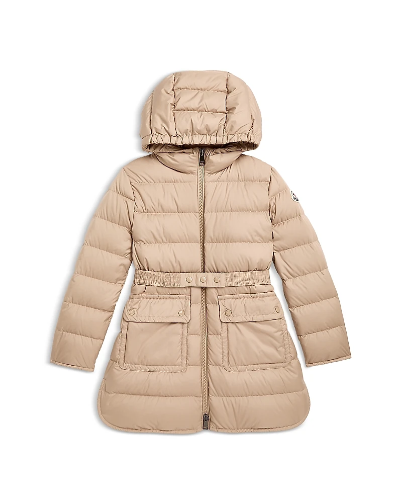 Moncler Girls' Pasenza Down Puffer Long Coat