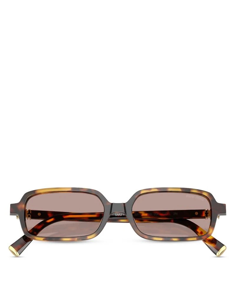 Regard Rectangle Sunglasses, 52mm