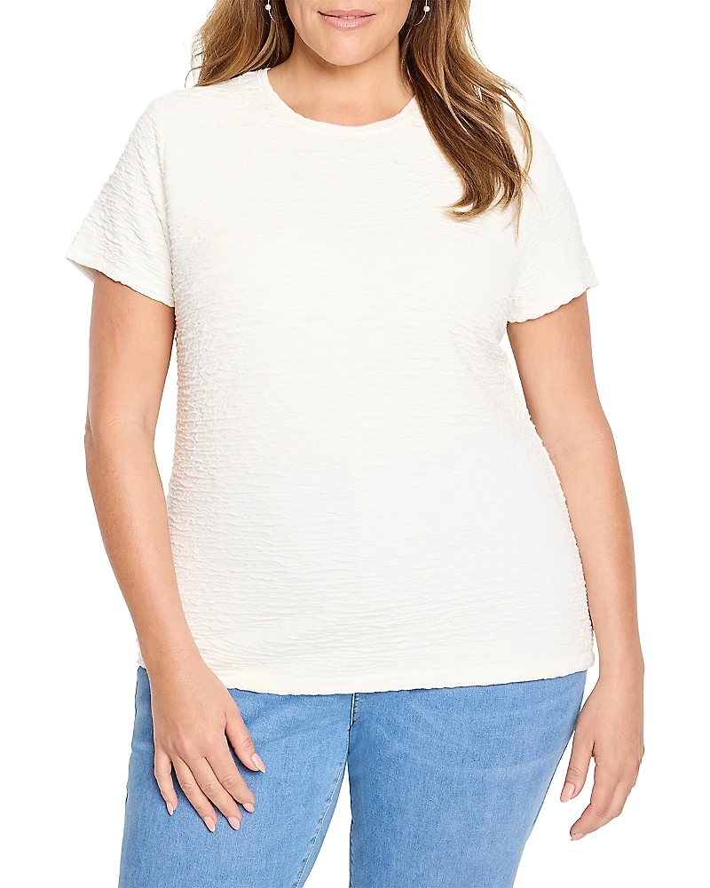 Nic+Zoe Plus Textured Tee
