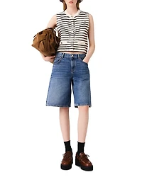 Leli Button Front Top