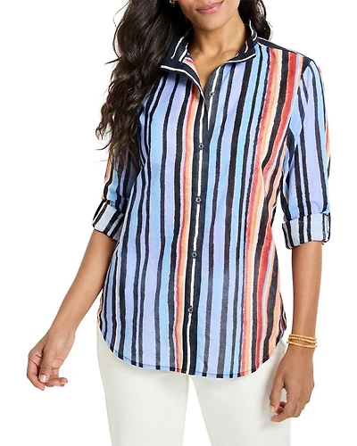Painted Peninsula Cotton Shirt