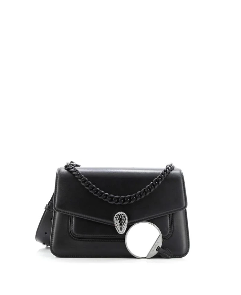 Serpenti Forever Maxi Chain Crossbody Bag Leather