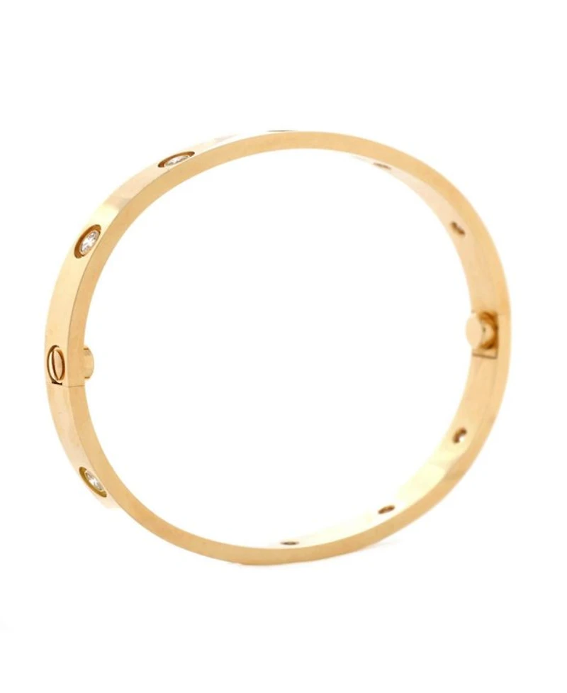 Love 10 Diamond Bracelet 18K Gold with Diamonds