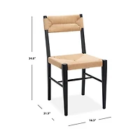 Cody Rattan Dining Chairs, Set of 2