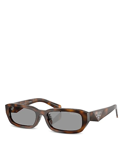 Prada Rectangle Sunglasses, 55mm