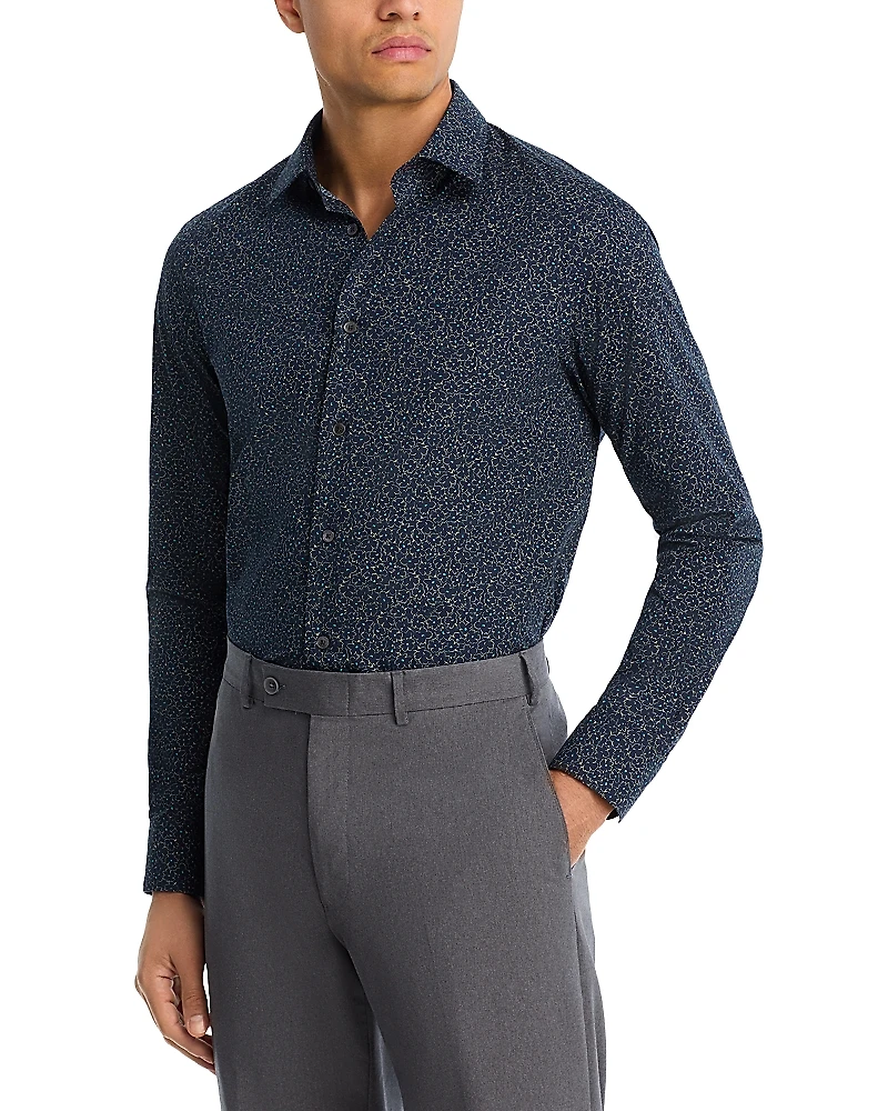 Paul Smith Outine Flower Print Shirt