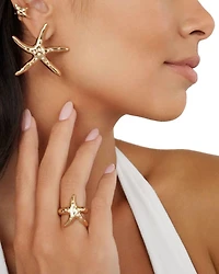 Pavé Starfish Luxe Ear Cuff