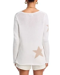 Stars V Neck Sweater