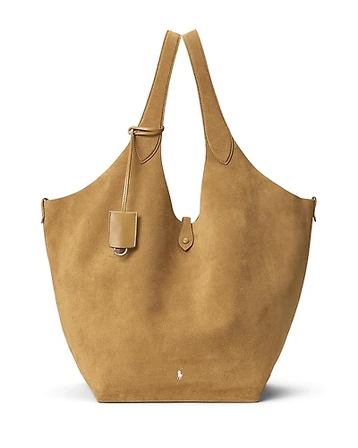 Polo Ralph Lauren Polo Play Suede Large Tote