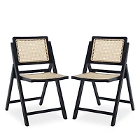 Safavieh Desiree Cane Folding Dining Chairs, Set of 2