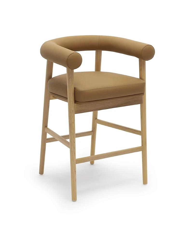 Tov Furniture Spara Faux Leather Counter Stool