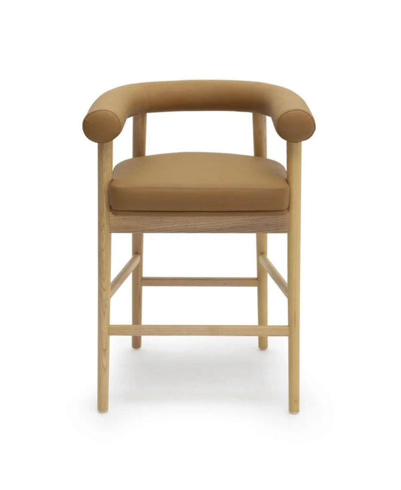 Spara Faux Leather Counter Stool