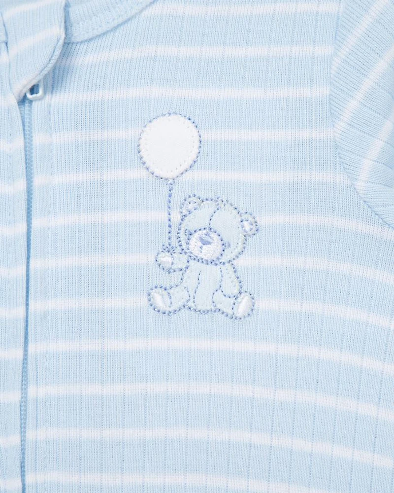 Boys' Bear Footies, Pack of 2 - Baby