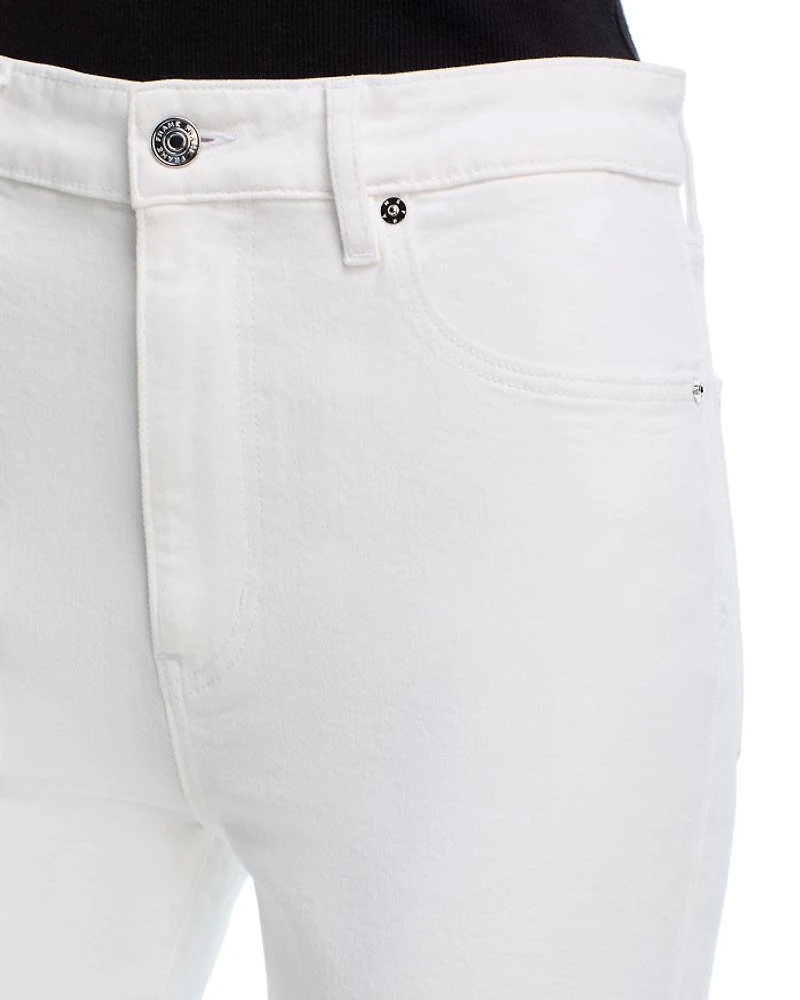 The Arrow High Rise Straight Jeans White