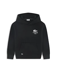 Lacoste Boys' Back Graphic Pullover Hoodie - Little Kid, Big Kid