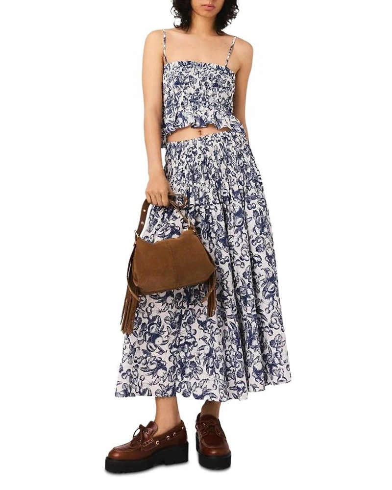 Printed Maxi Skirt